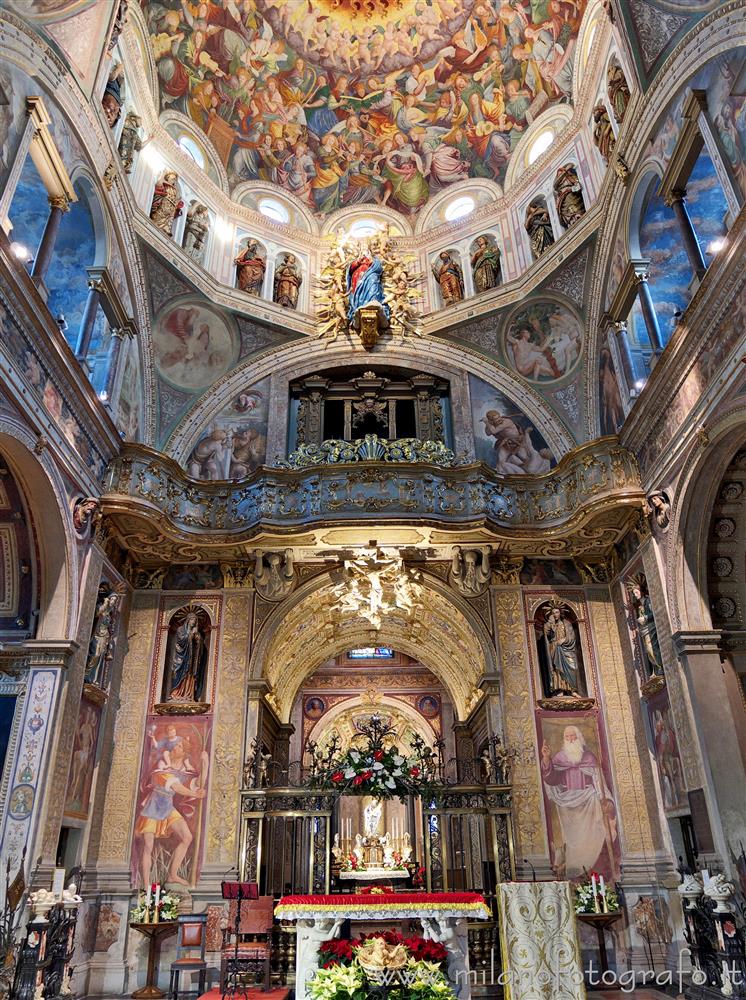 Saronno (Varese, Italy) - Central body and dome of the Sanctuary of the Blessed Virgin of the Miracles